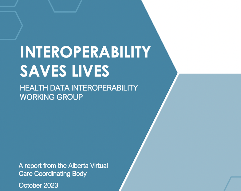 Interoperability saves lives report cover page